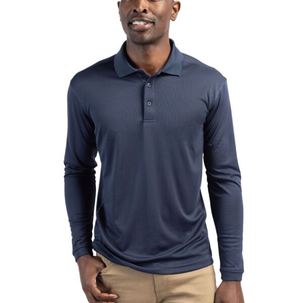 Ice Pique Mens Long Sleeve Tech Polo Thumbnail